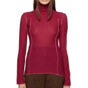 Baserange Omato Burned Red Turtleneck XS (NWT)